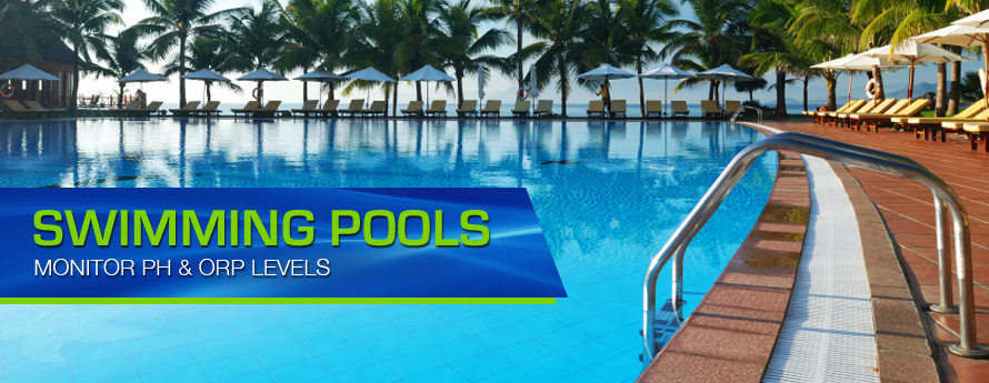 Swimming Pools - Monitor PH and ORP Levels